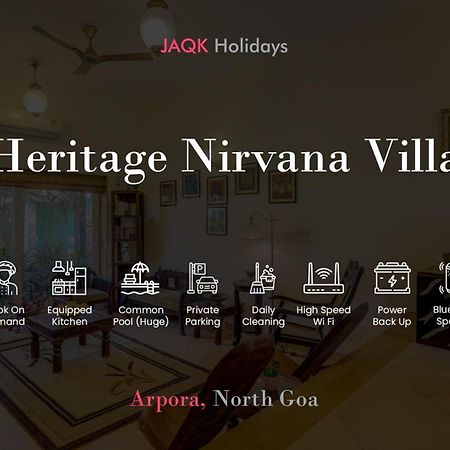 Heritage Nirvana Villa - 4Bhk, Goa 卡兰古特 外观 照片